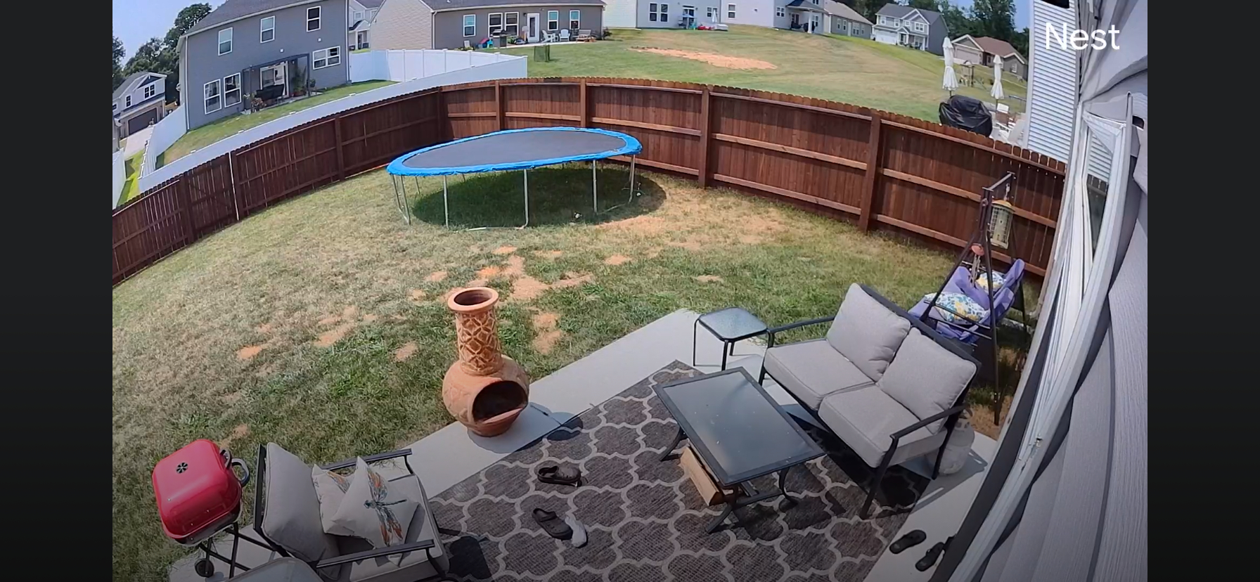 Stained wood privacy fence around a backyard in Frankfort